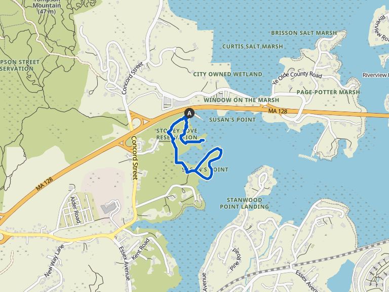 Stoney Cove and Susan's Point loop — Stoney Cove Reservation